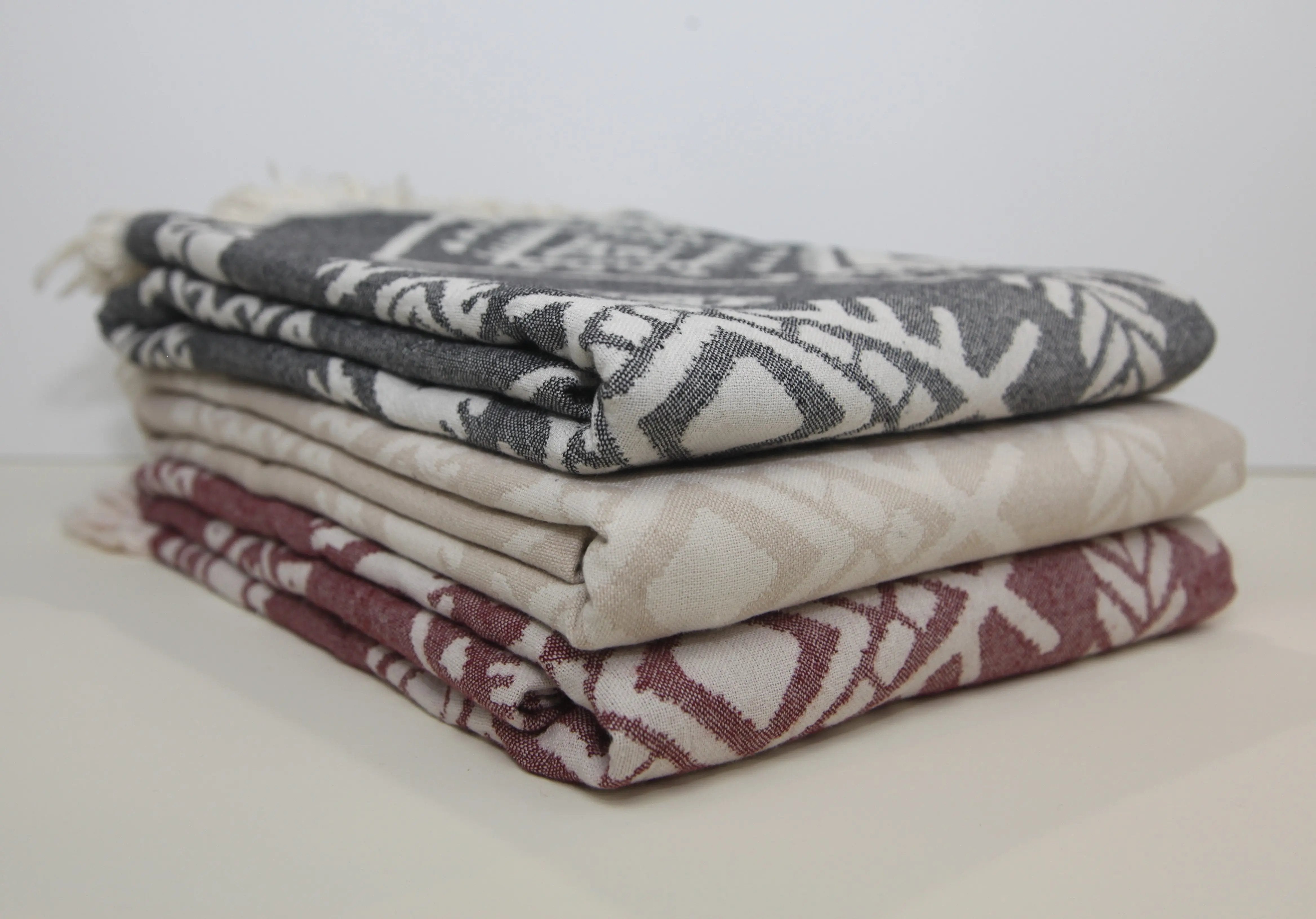 Eye Turkish Towel 100 Percent Natural Cotton 40 Inch by 70 Inch Versatile Beach Bath and Picnic Blanket - Love Salve 