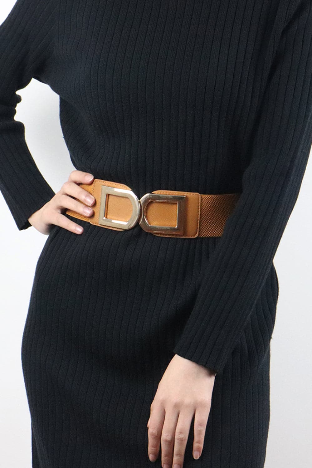 Double D Buckle PU Belt.