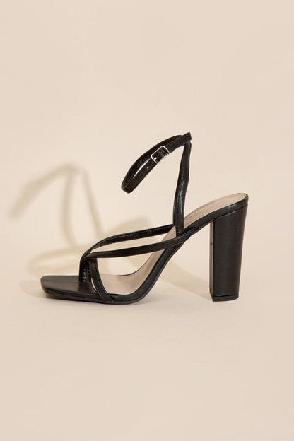 NILE-5 Thong Strappy Heels.