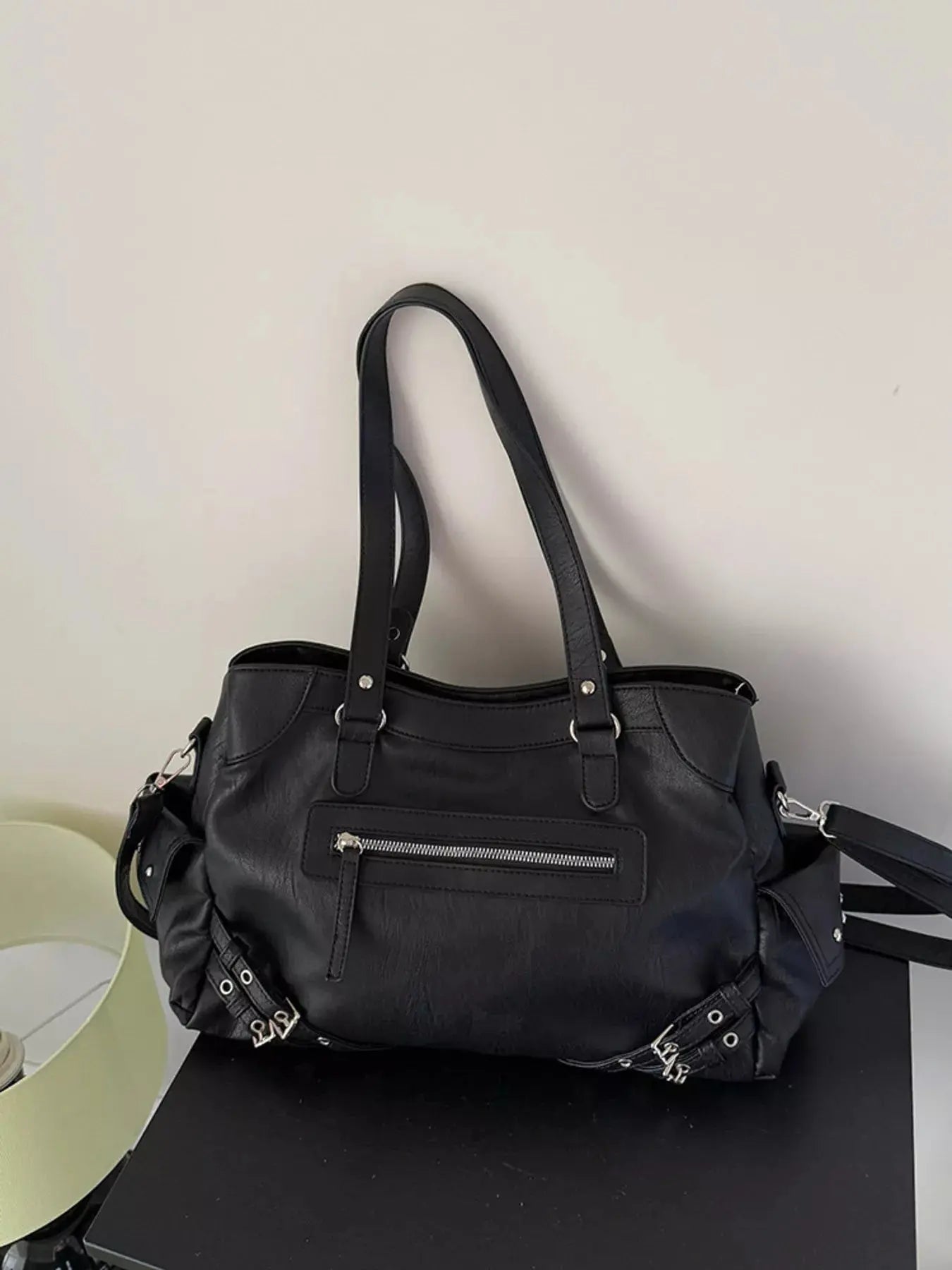 Rivet Decor Crossbody Bag Simply Love