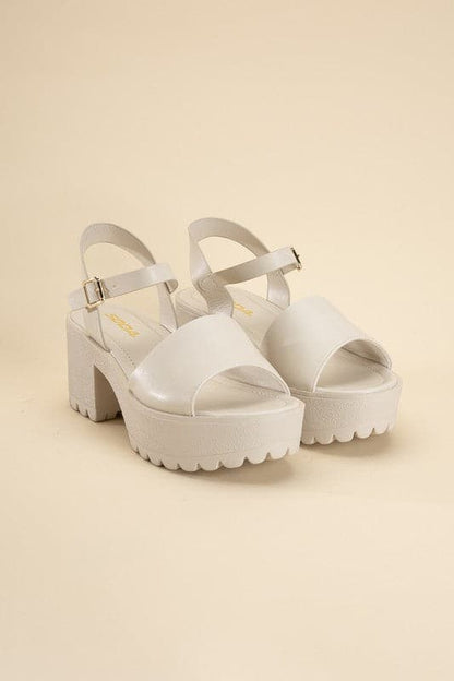 STACIE-S Platform Sandals.