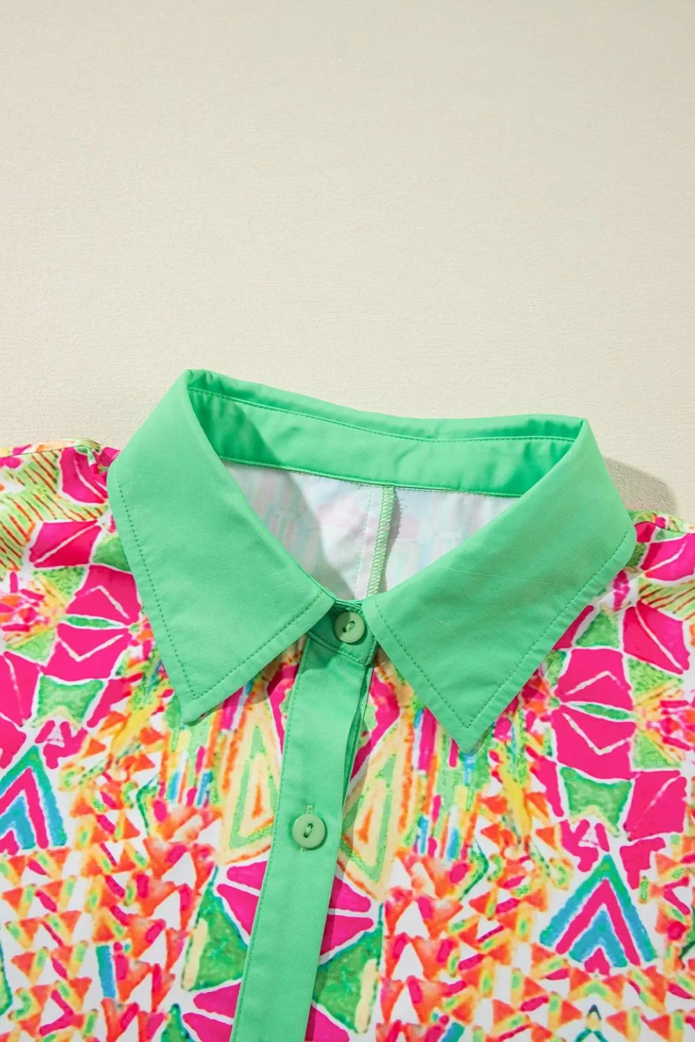Simply Love: Short Sleeve Button-Down Dress