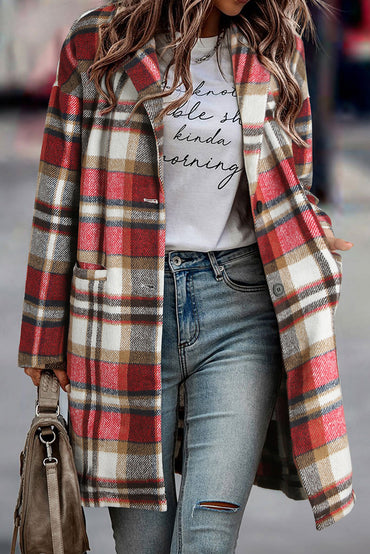 Everyday Plaid Coat