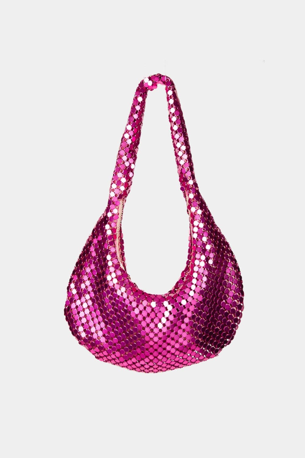 Fame Sequin Disc Handbag.