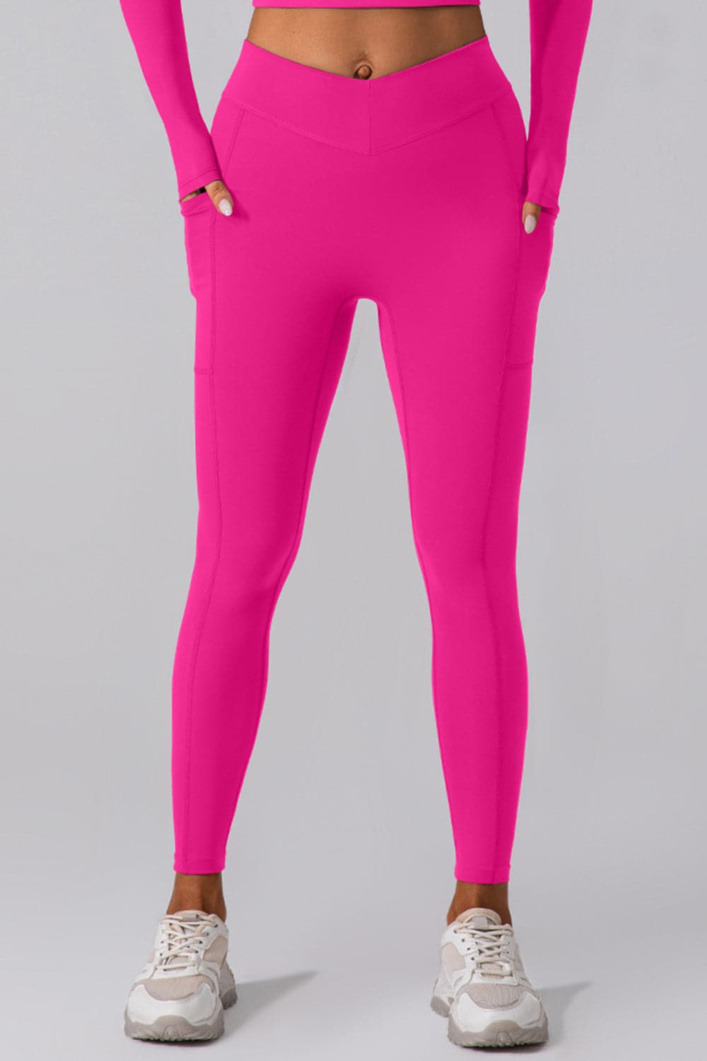 High Waist Active Leggings with Pockets.