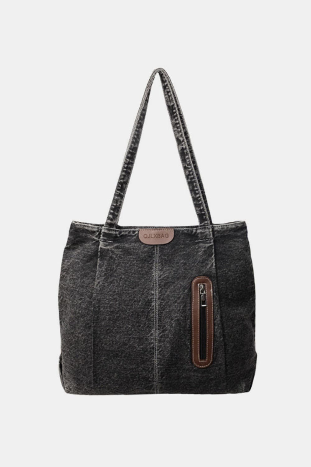 Chic medium denim tote bag