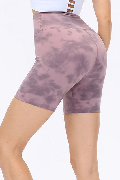 Wide Waistband Sports Shorts.