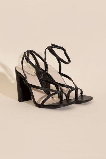 NILE-5 Thong Strappy Heels.