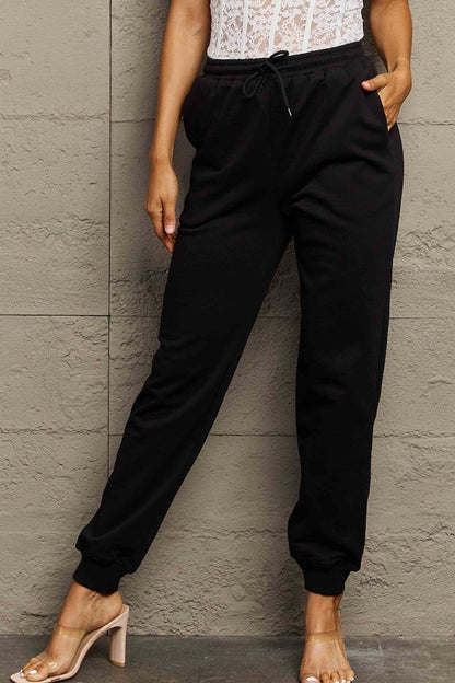 Simply Love Full Size Drawstring Sweatpants.