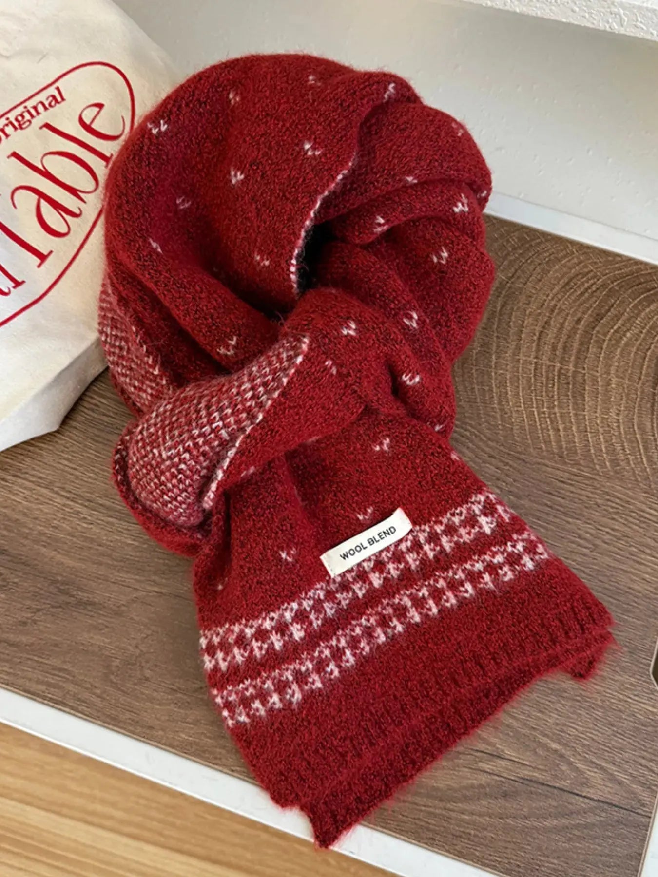 Winter Warm Knitted Scarf Simply Love