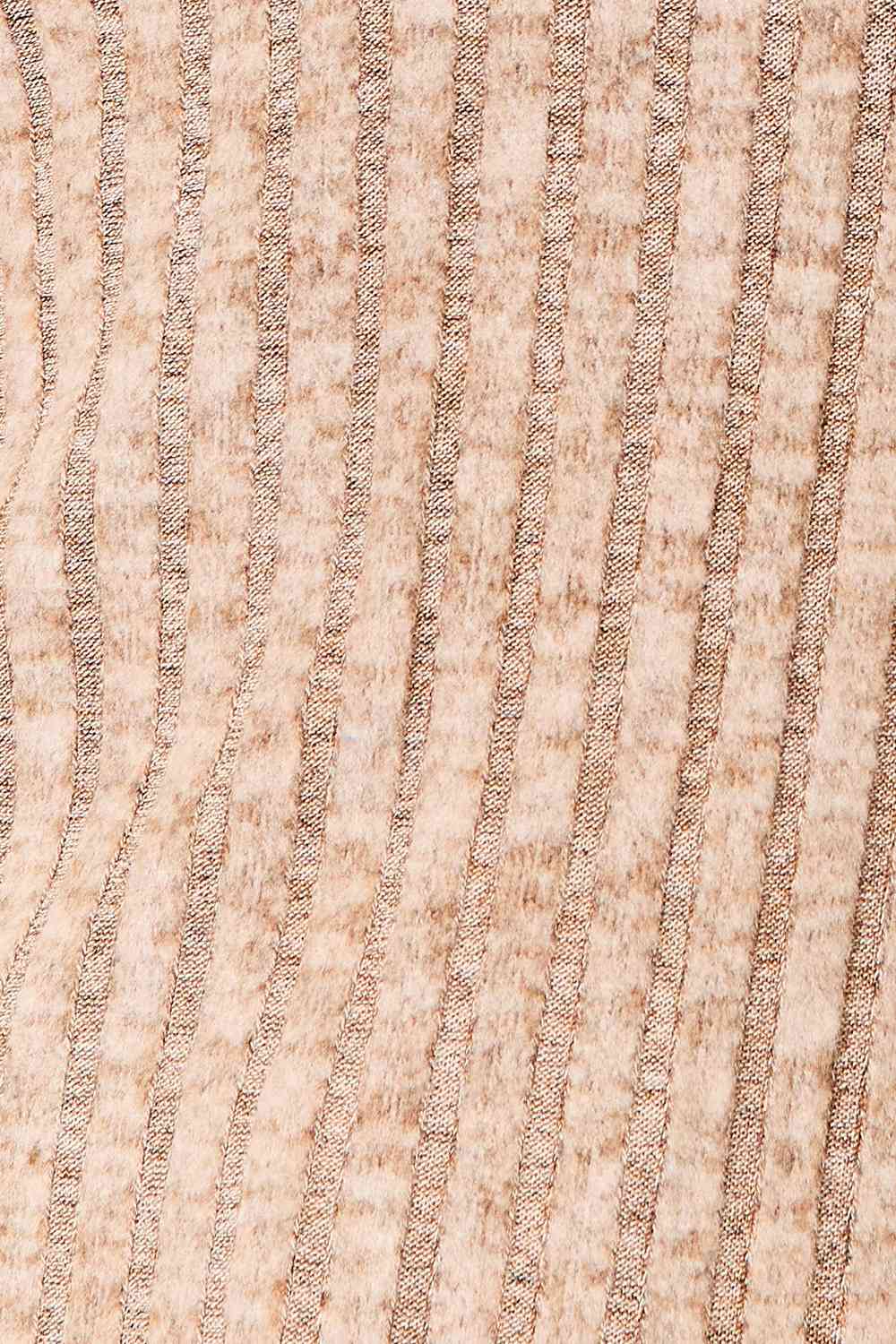 Double Take Notched Neck Ribbed Long Sleeve T-Shirt - Love Salve