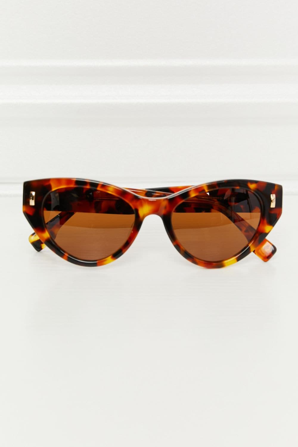 Tortoiseshell Acetate Frame Sunglasses.