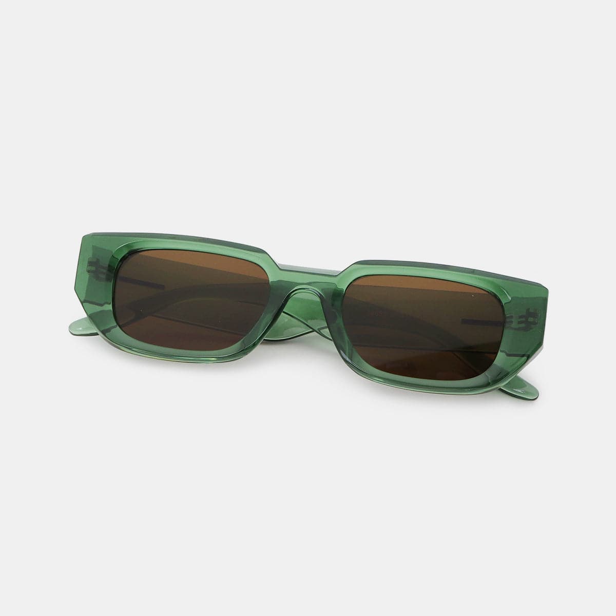 Polycarbonate Frame Rectangle Sunglasses.