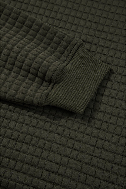 Vineyard Green Quilted Pullover and Joggers Ensemble