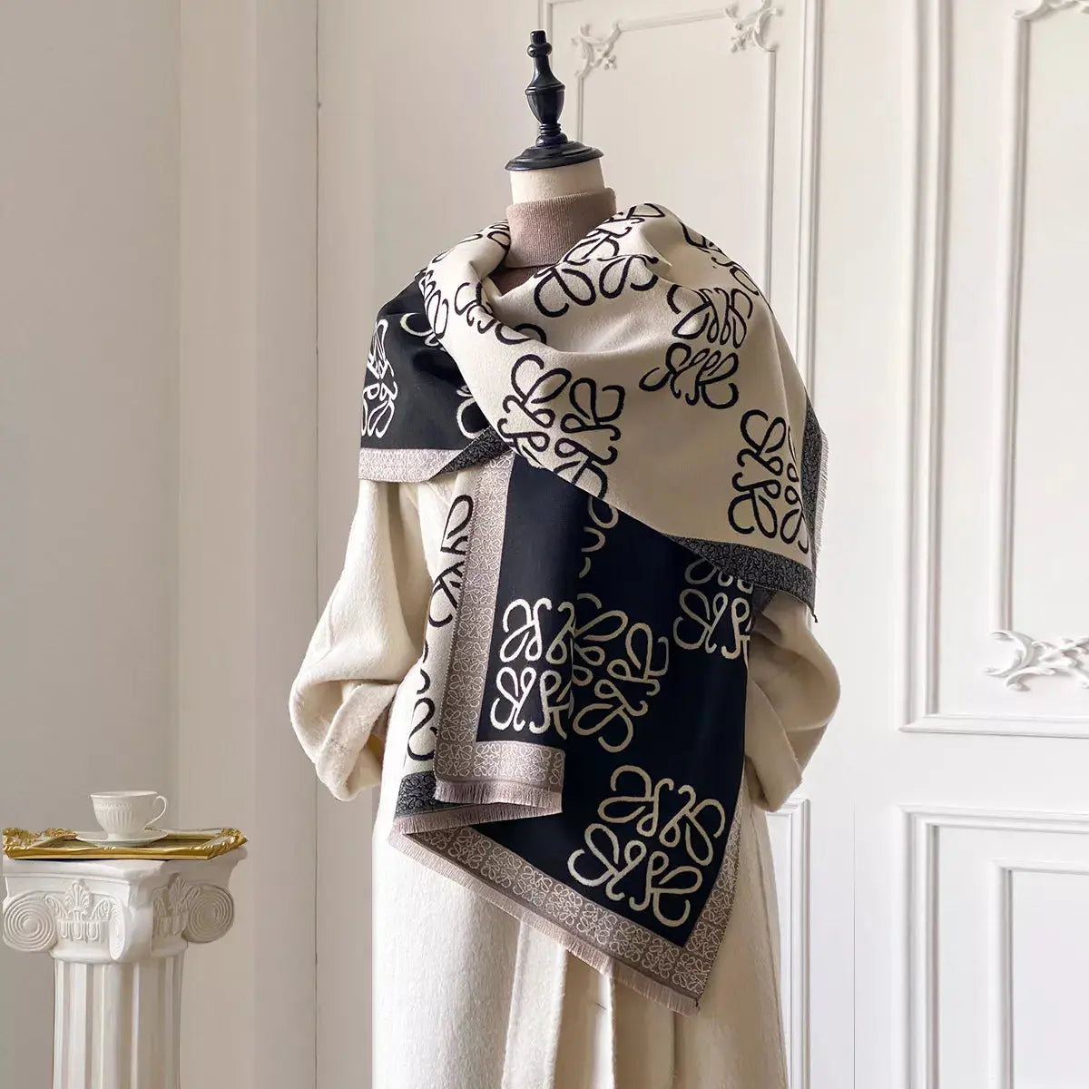 Raw Hem Winter Scarf Simply Love