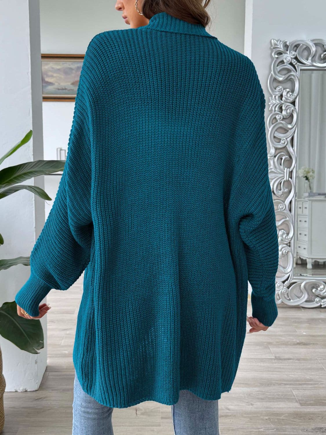 Cozy open front cardigan - 100% acrylic