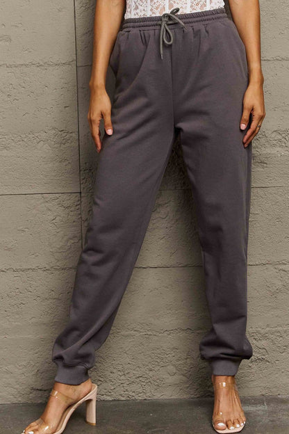 Simply Love Full Size Drawstring Sweatpants.