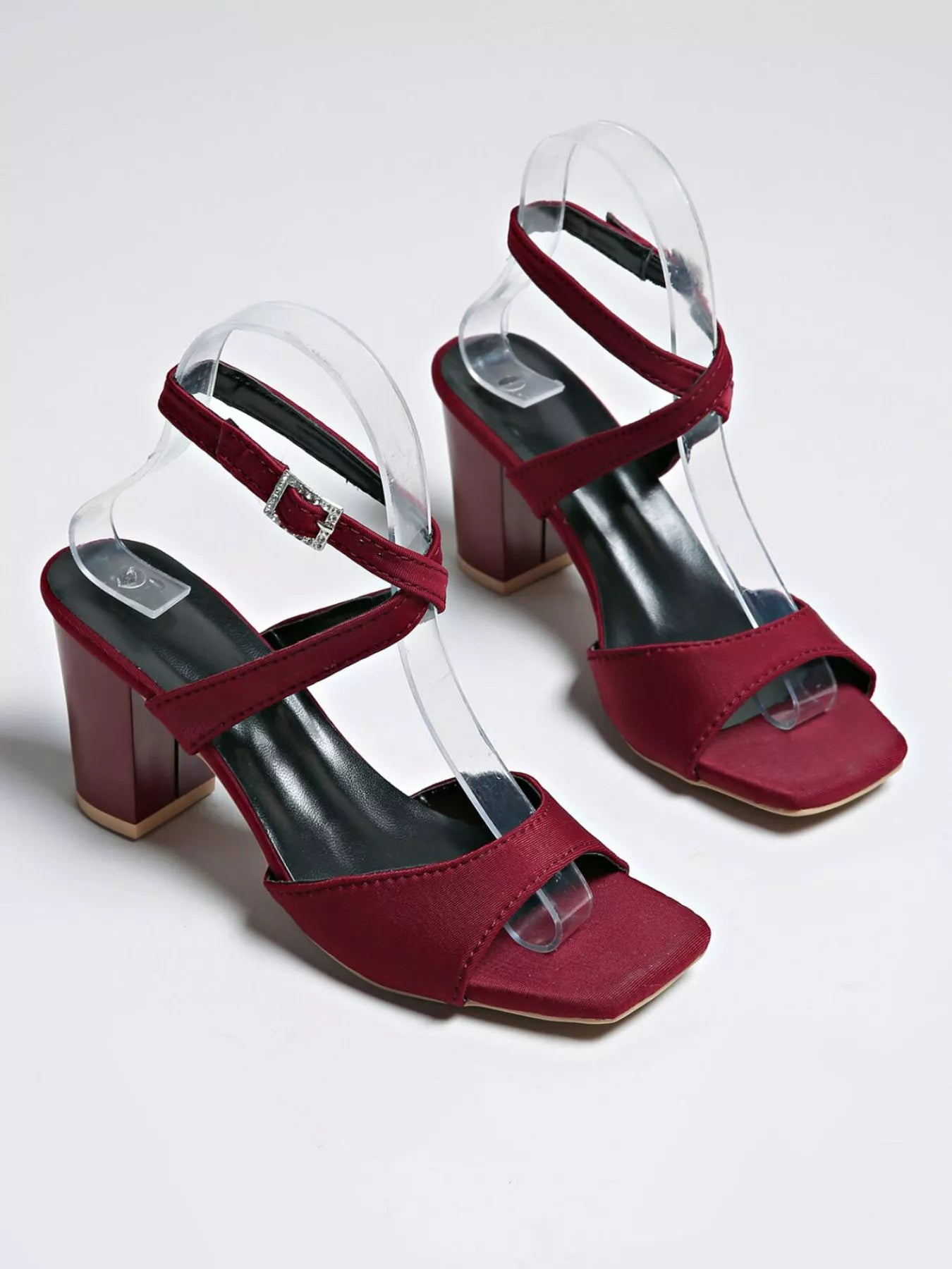 Open Toe Block Heels Sandals