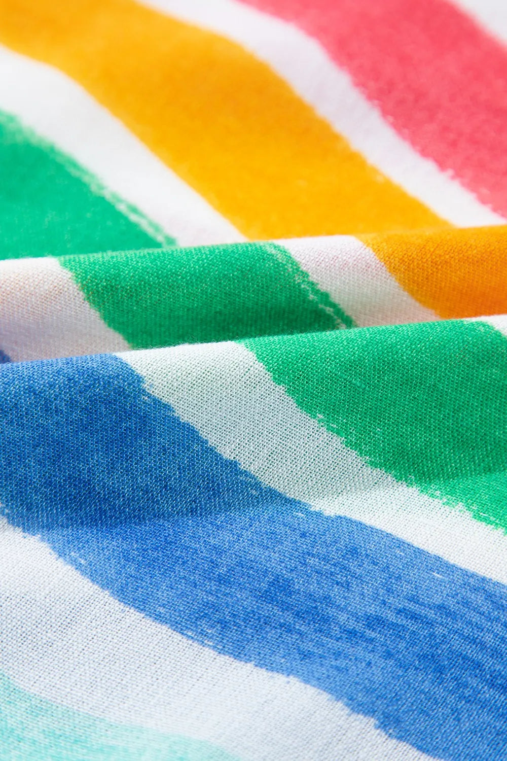 Simply Love: Rainbow Stripe Tank, Ruffled Hem