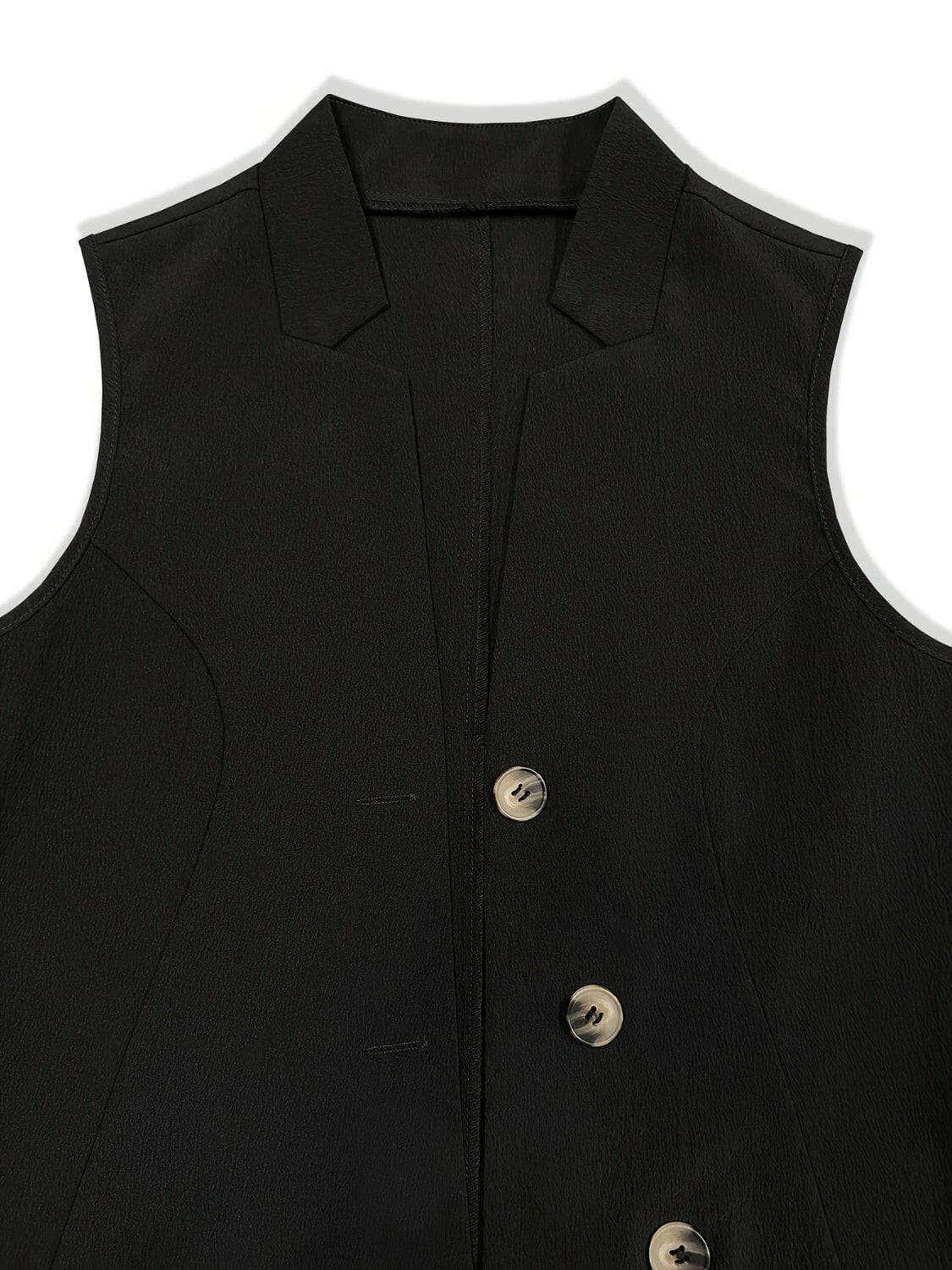 Button Up Surplice VestStay Chic with the Button Up Surplice Vest!
 
 
Stylish Design: This Button Up Surplice Vest features a trendy buttoned front and a flattering surplice neckline, addLove Salve Surplice Vestjust arrived