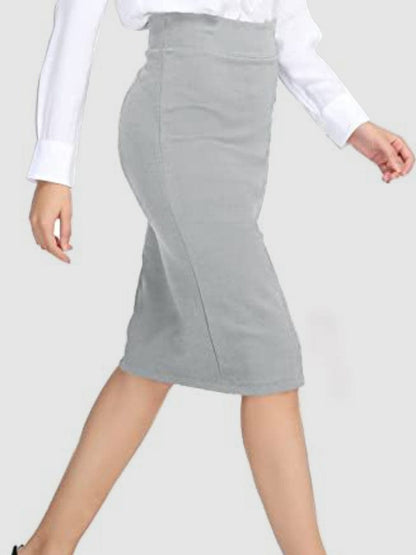 High Waist Wrap Skirt.