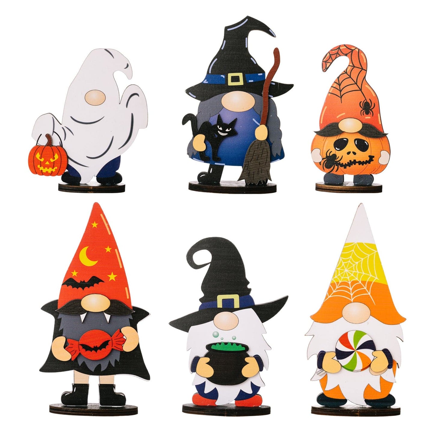 Charming Halloween Ornament Duo