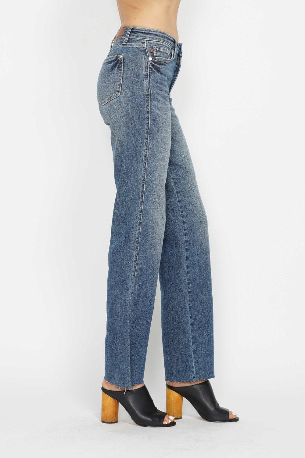 Judy Blue Full Size Tummy Control Straight Jeans.