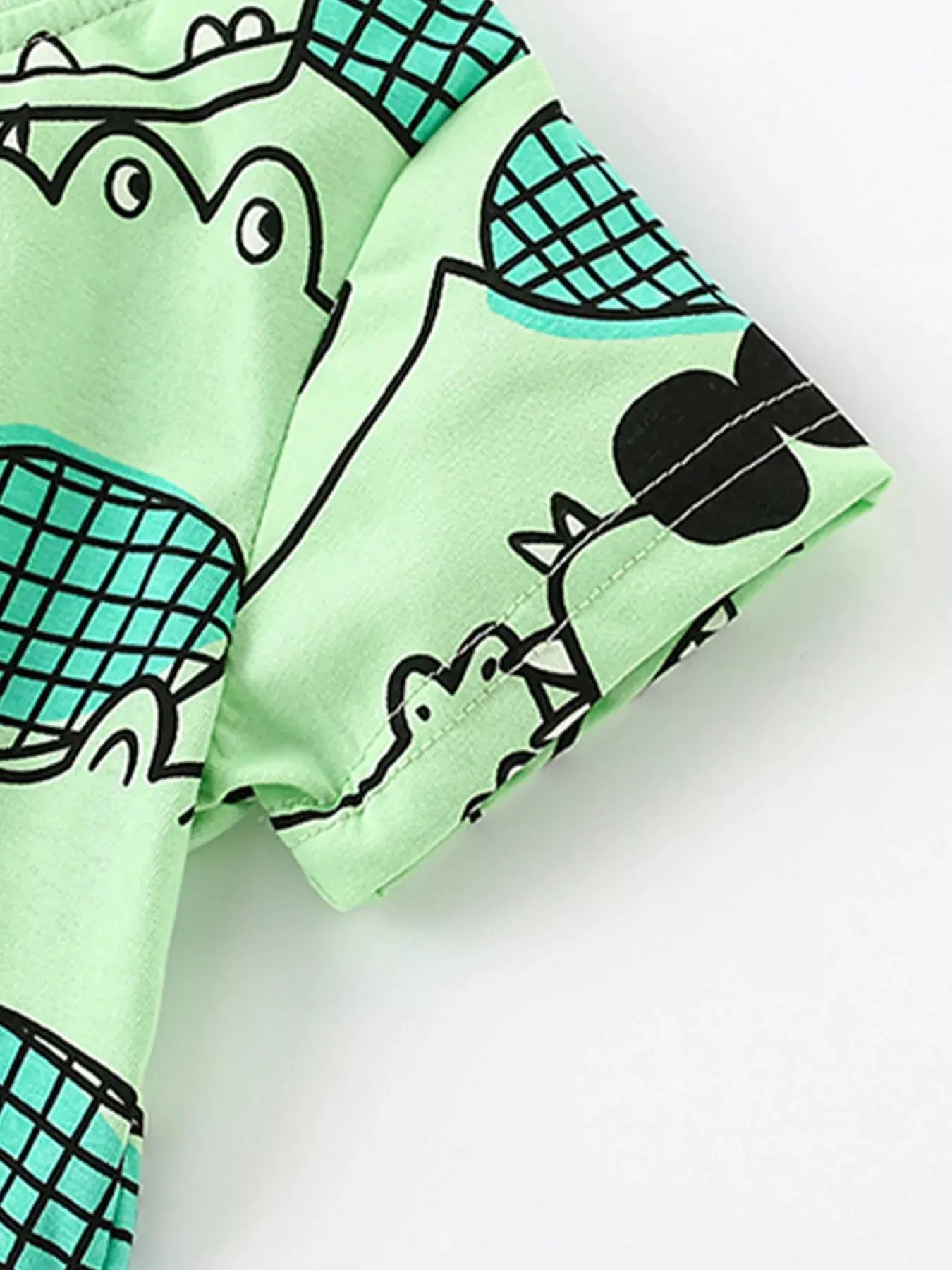 Children's Crocodile Print T-Shirt and Shorts Set Simply Love