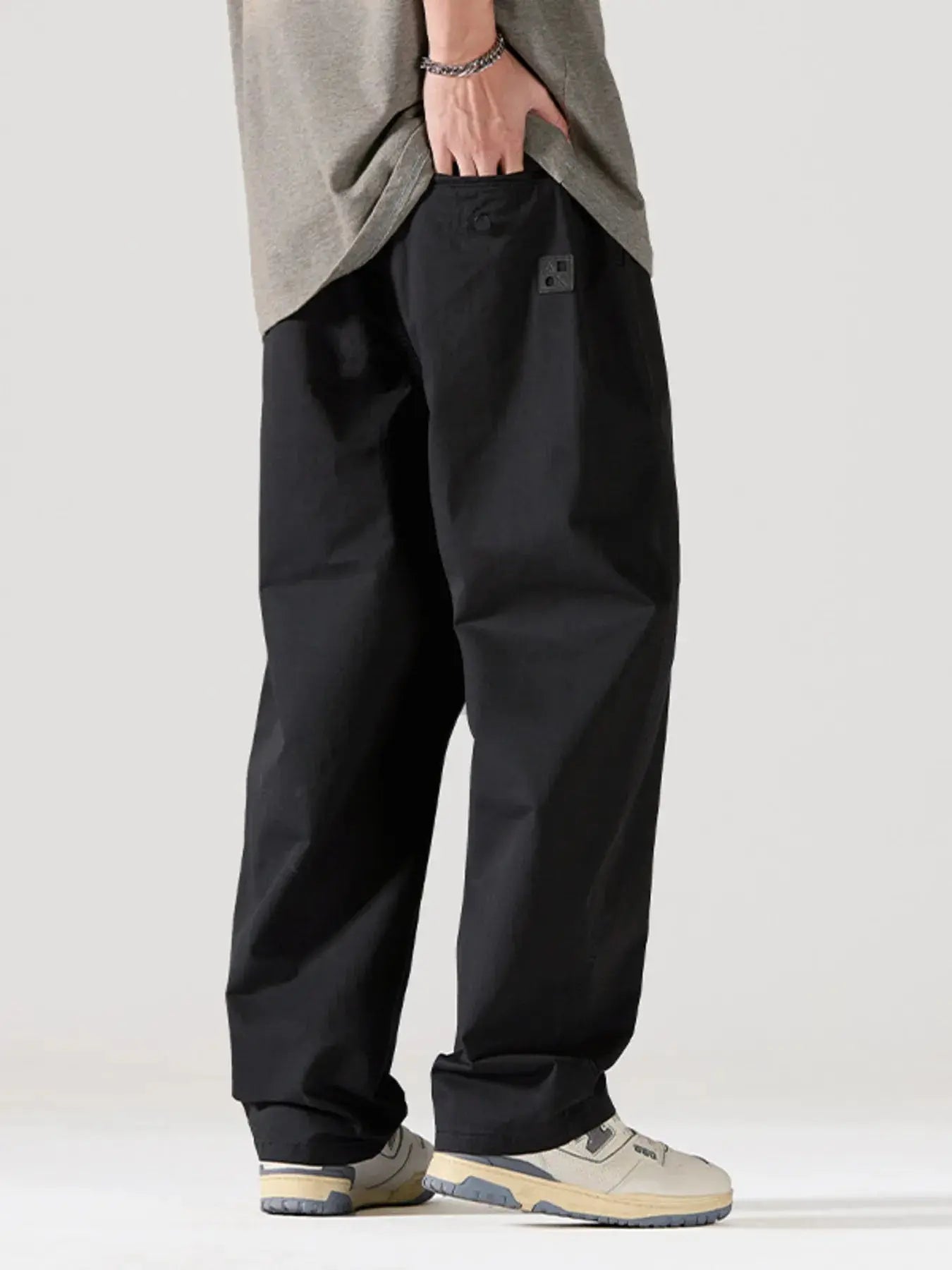 Men's Full Size Casual Loose Fit Drawstring Pants Plus Size Simply Love