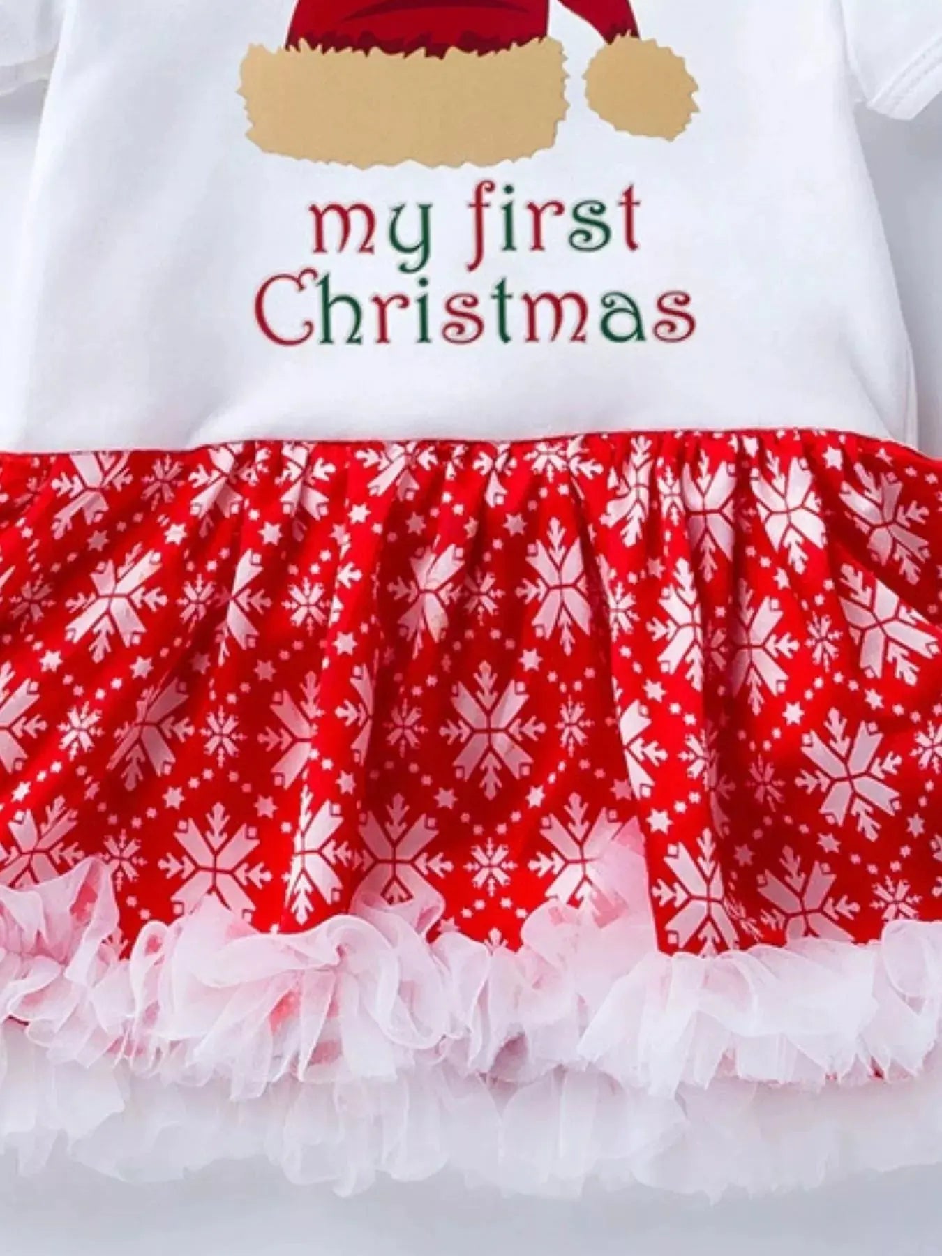 Children's Christmas One Piece Dress with Headband Simply Love