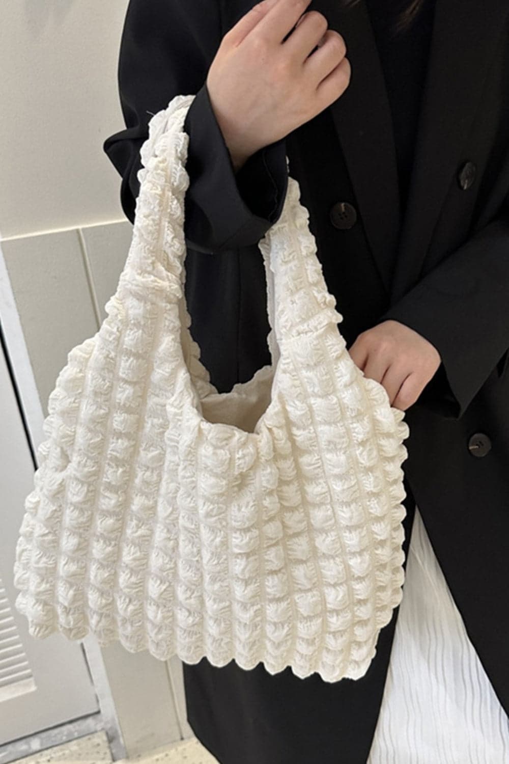 Zenana Cloud Puffy Shoulder Tote Bag.