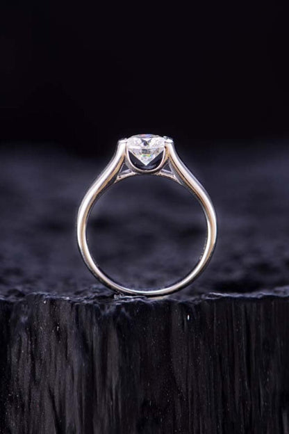 1.5 Carat Moissanite 925 Sterling Silver Ring.