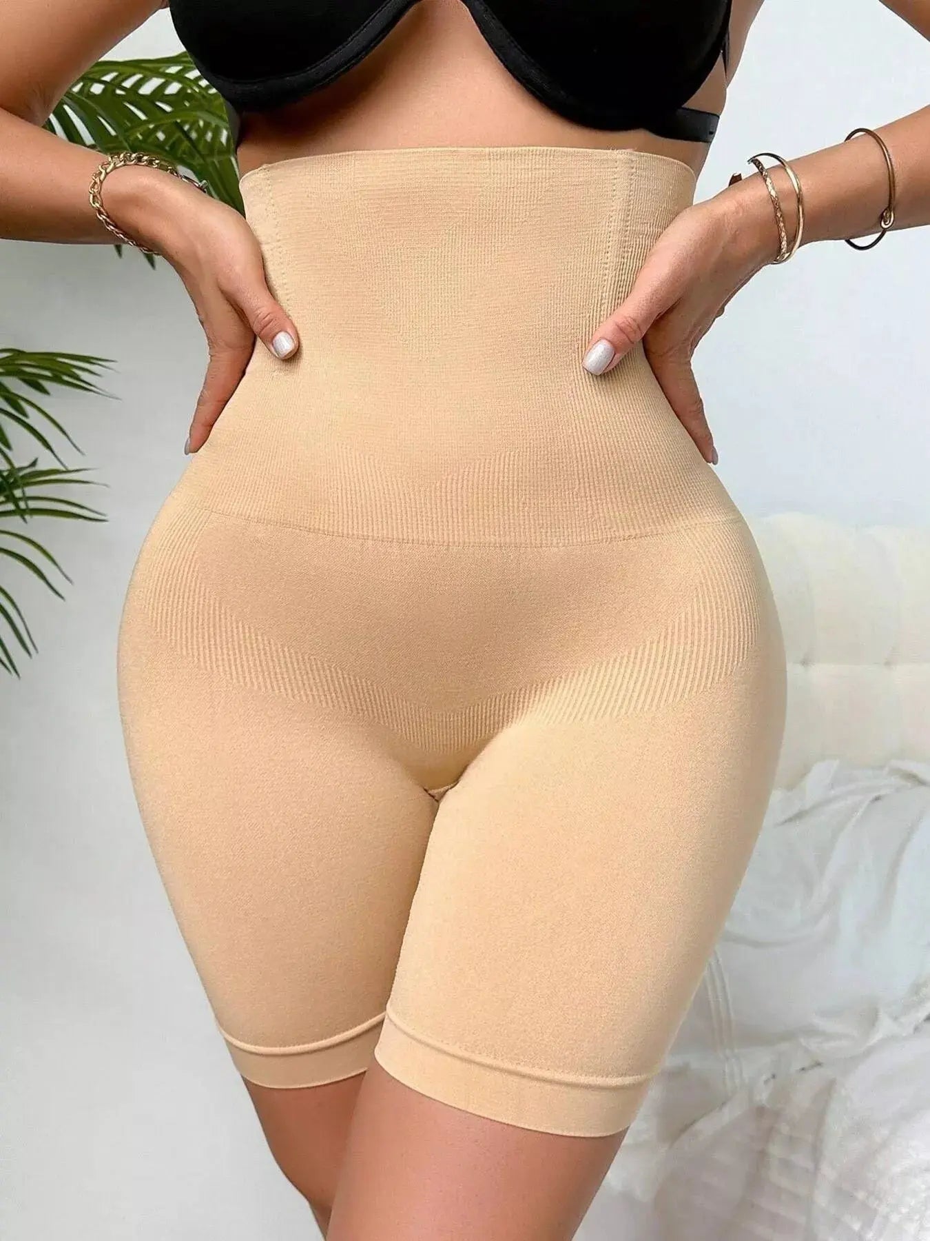 Full Size High Waist Compression Slimming Leggings Plus Size Simply Love