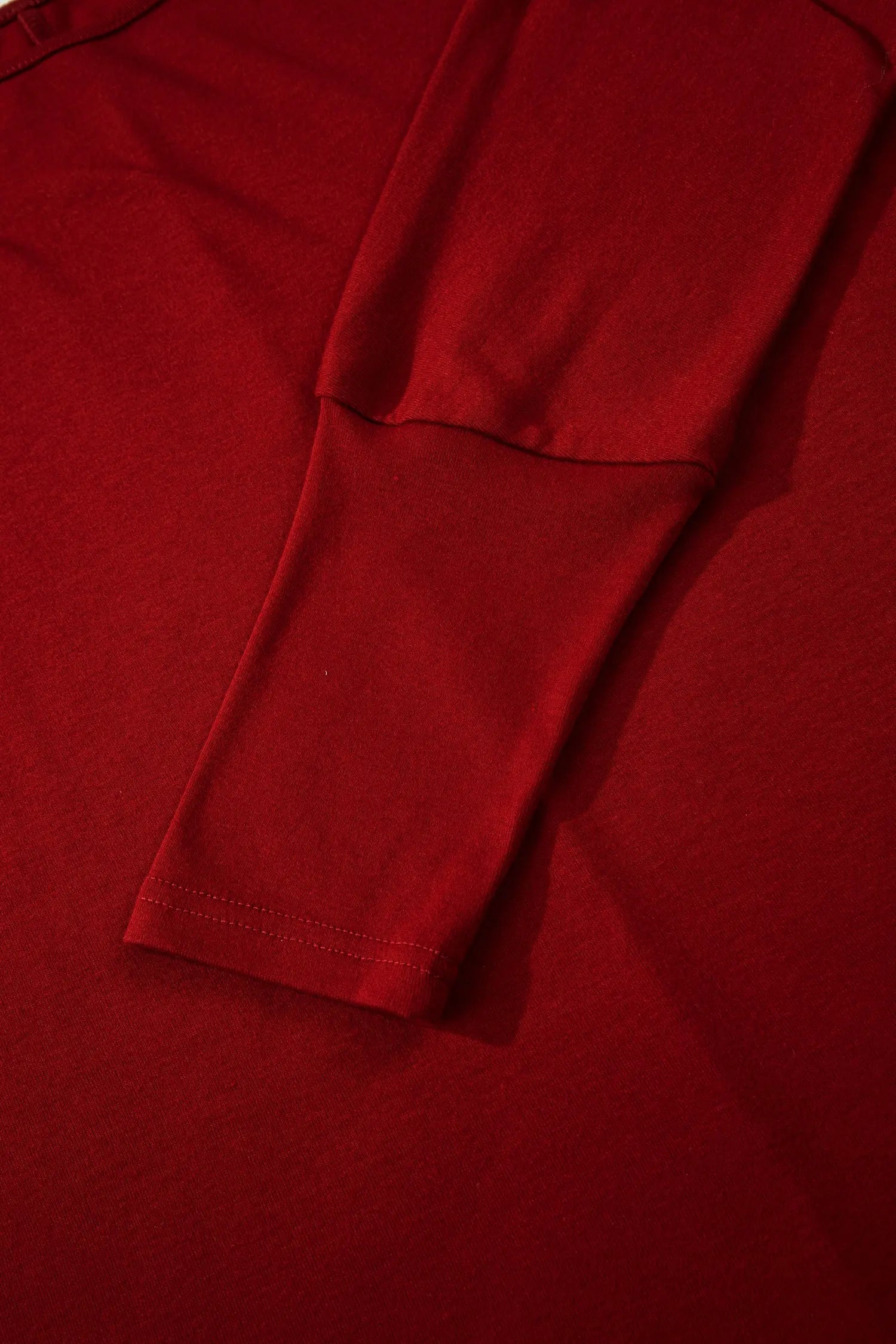 Dear-Lover Red Long Sleeve Women's Casual Top Everyday Comfort Style Dear-Lover Dropshipping