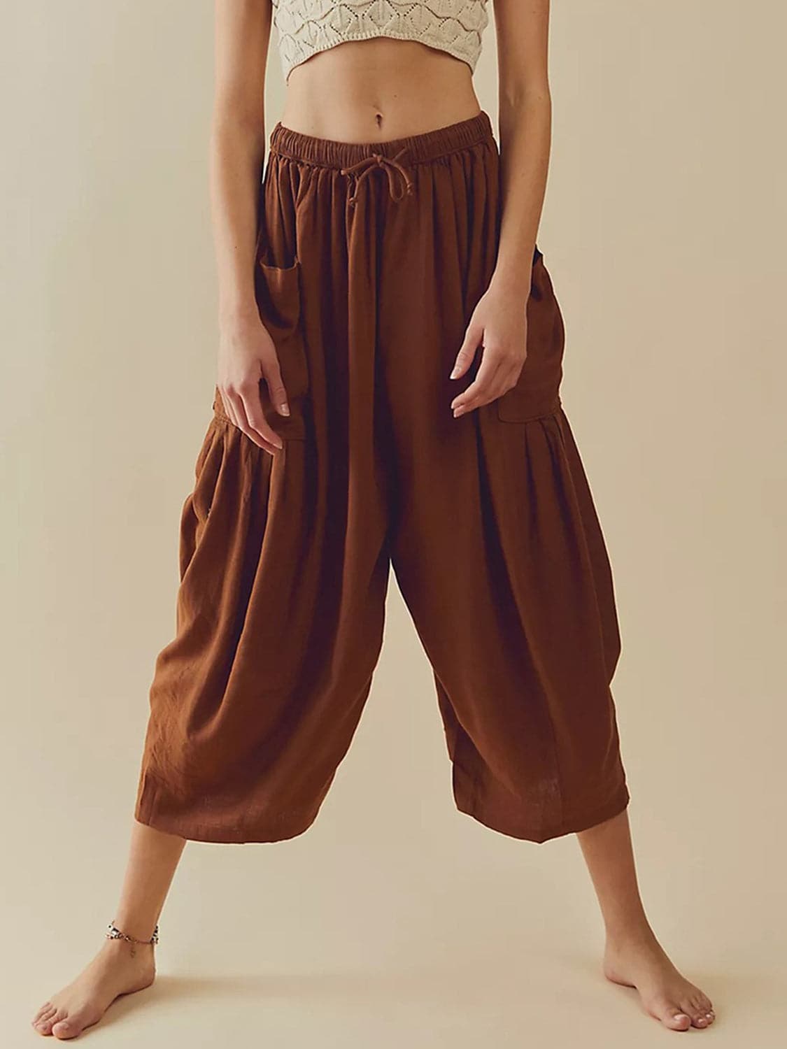 Full Size Wide Leg Pants with Pockets.