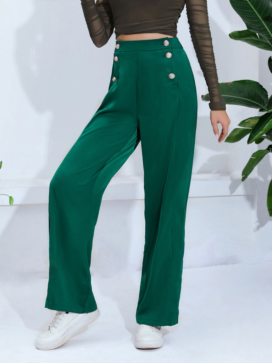 Flowy Wide Leg Trousers