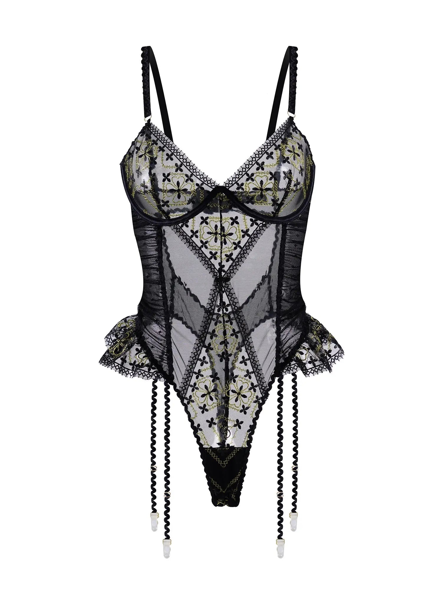 Anastasia Midnight Gold Bodysuit Hello.LA.Girl