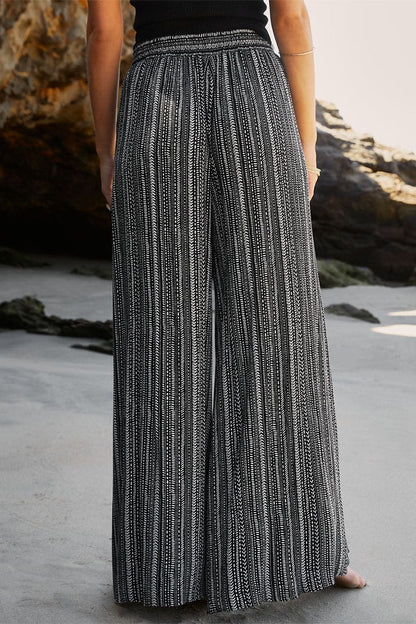 Slit Wide Leg Pants.