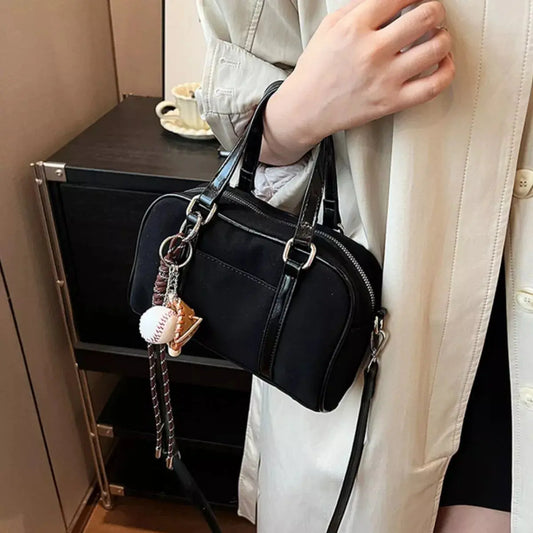 Buckle Crossbody Bag with Charm Simply Love
