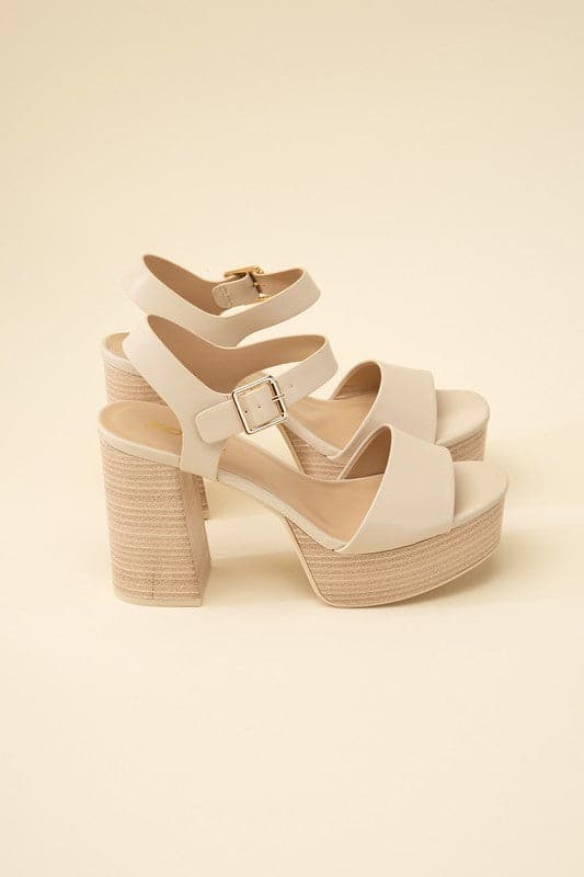 OPTIONS-S Ankle Strap Heels.