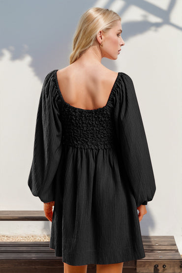 Double Take: Smocked Mini Dress