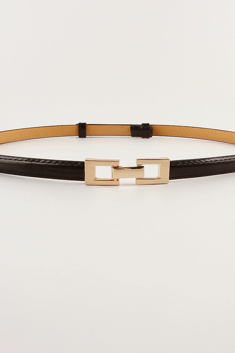 PU Skinny Belt.