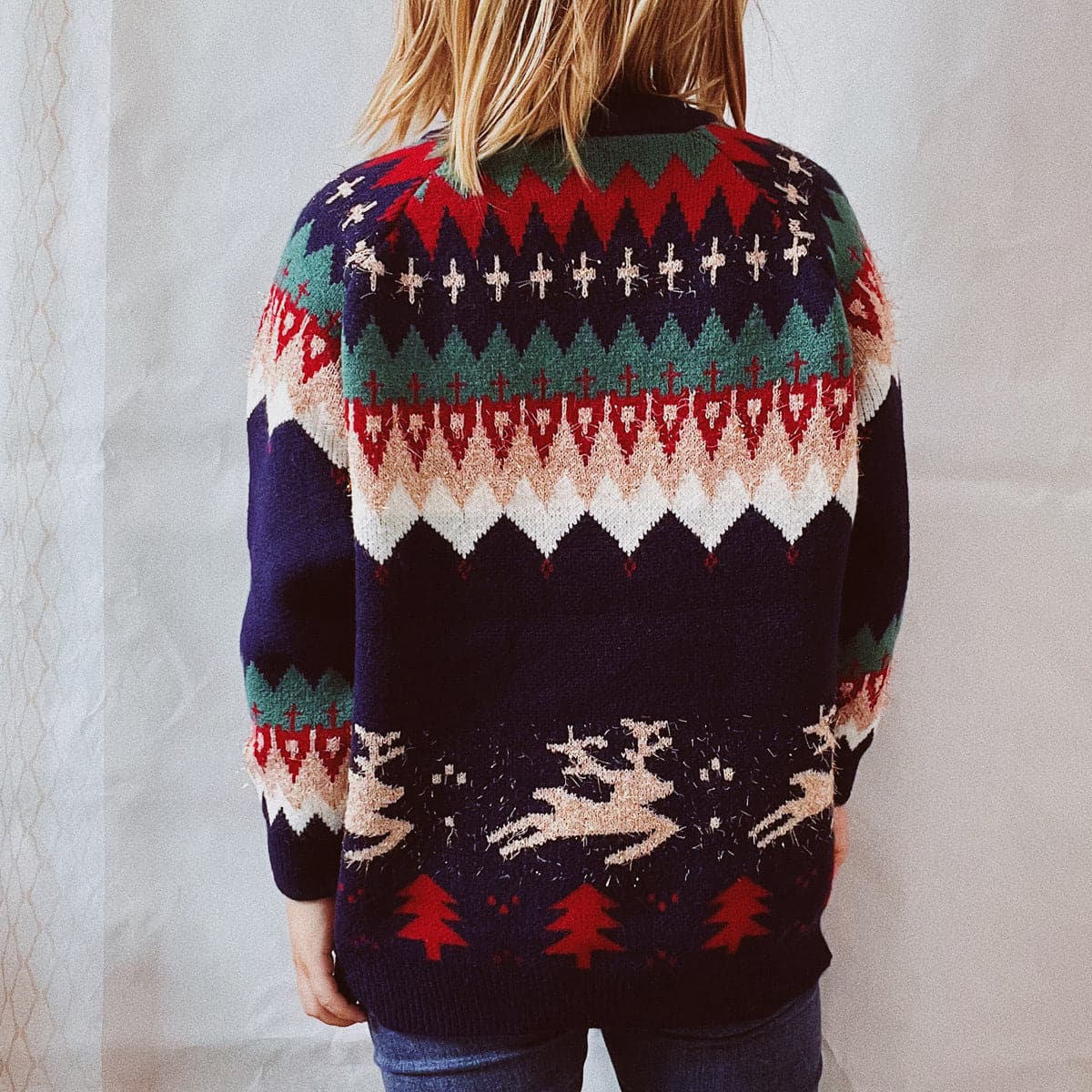 Christmas Element Long Sleeve Sweater.