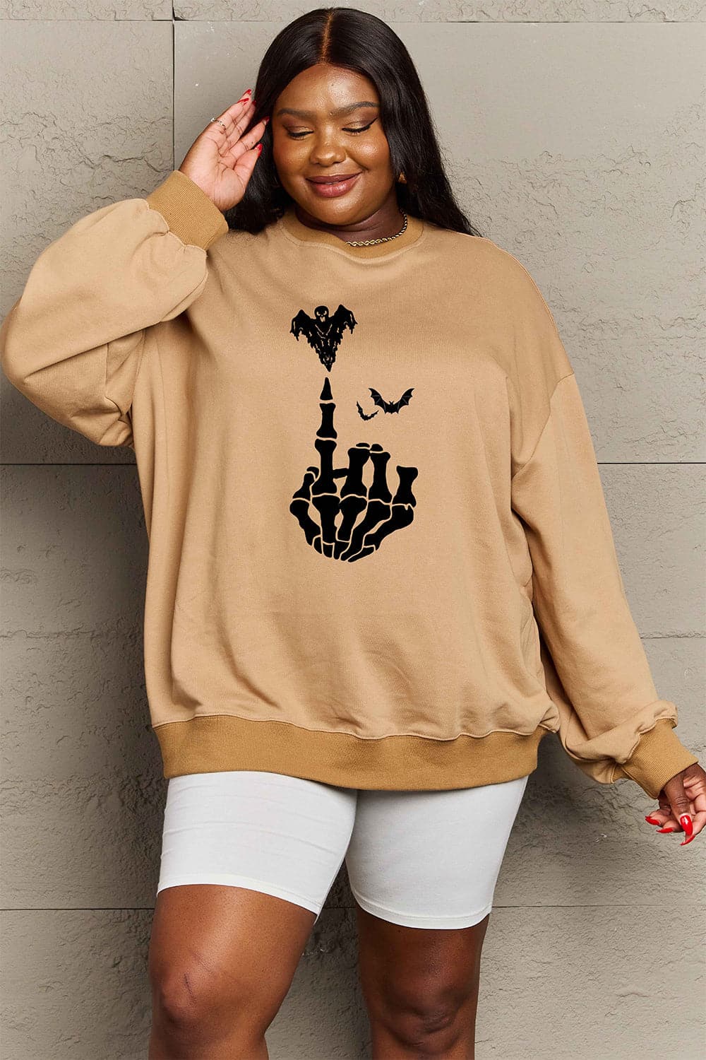 Spooky Chic Halloween Sweatshirt