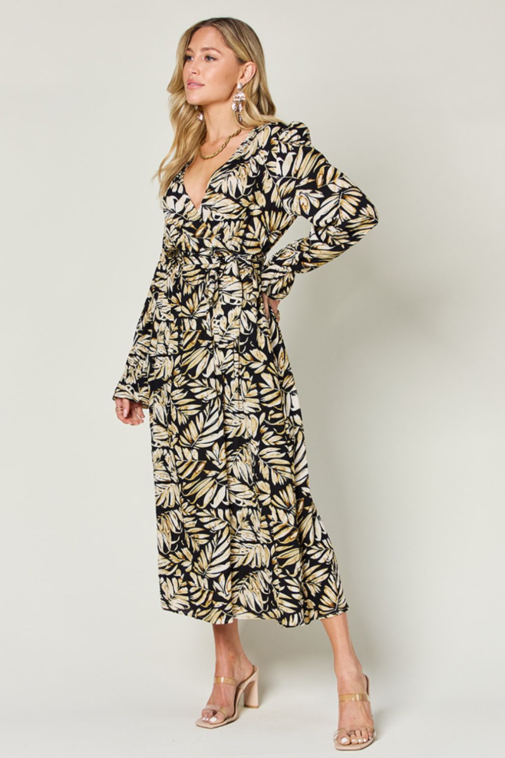Double Take: Flounce Sleeve Dress