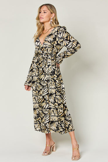 Double Take: Flounce Sleeve Dress
