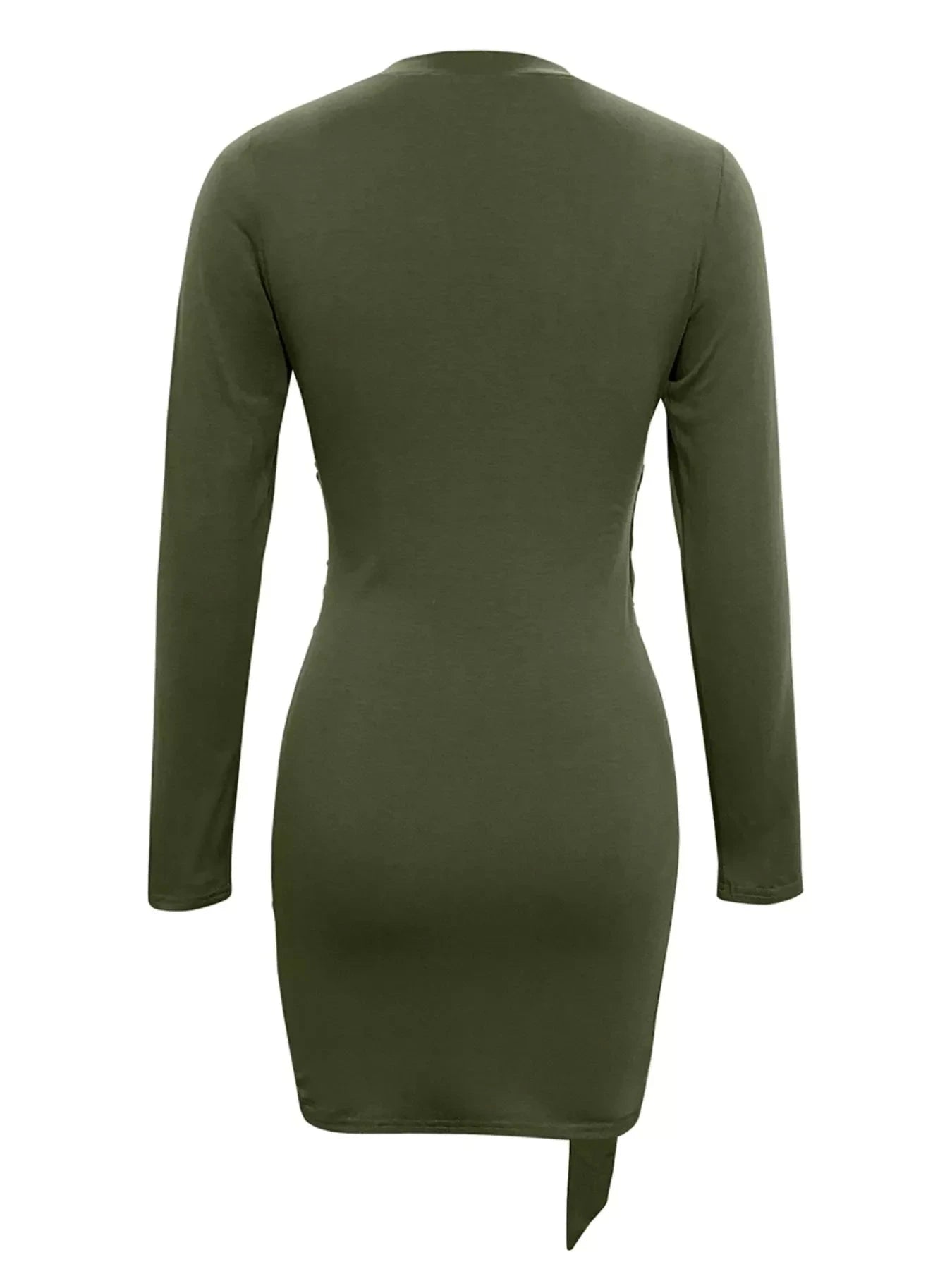 Round Neck Long Sleeve Bodycon Dress Coco’s Tee Boutique