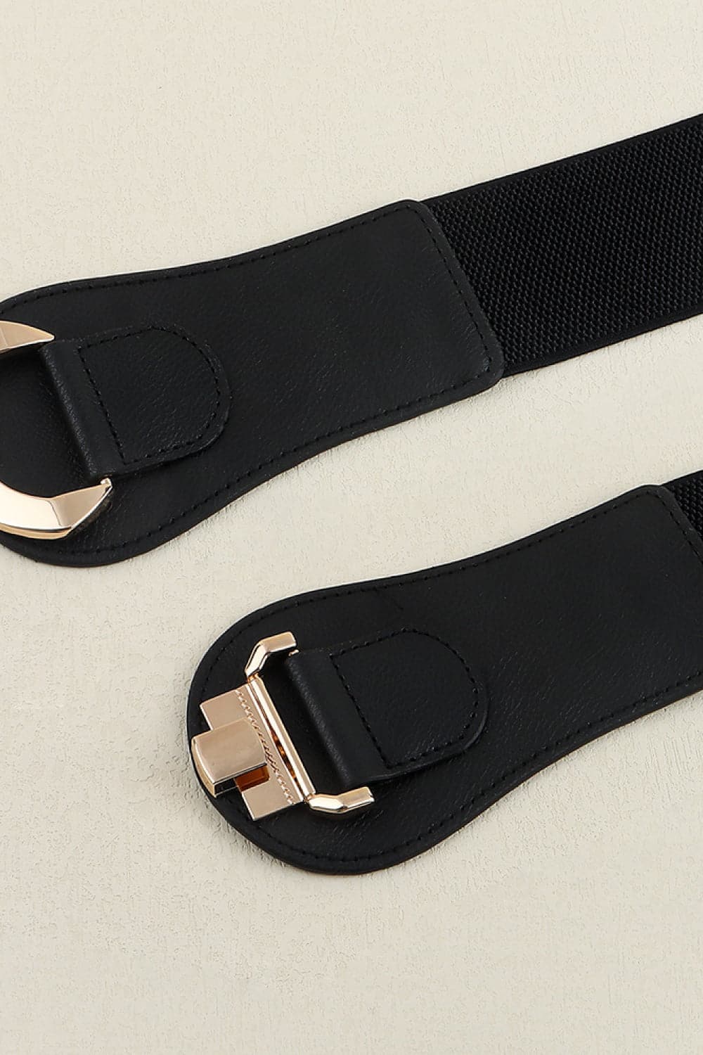 Alloy Buckle Elastic Belt.