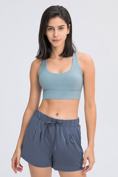 Eight Strap Sports Bra.