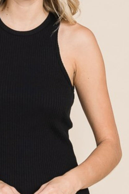 Culture Code Full Size Ribbed Round Neck Tank.